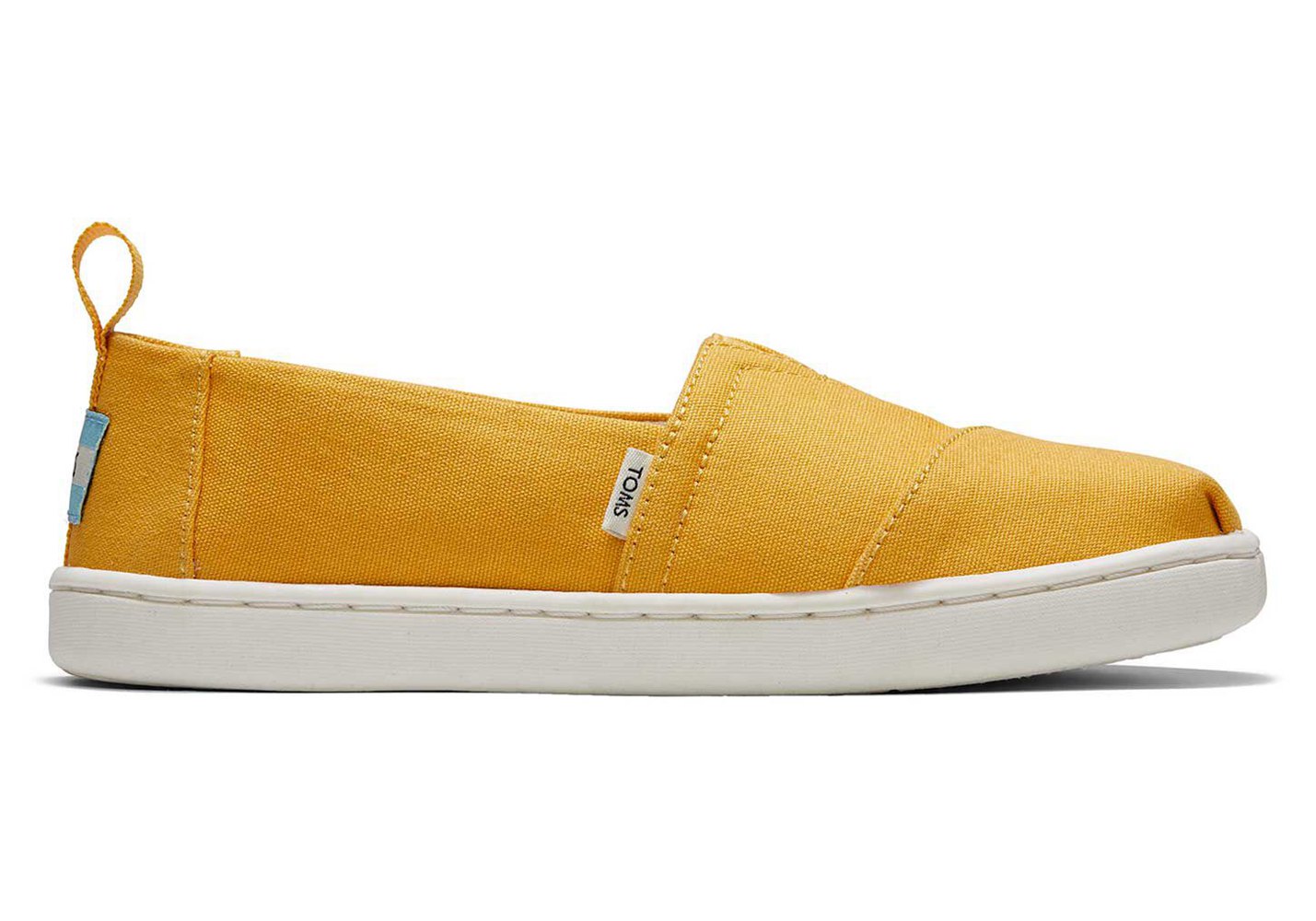 Toms Alpargata Youth Canvas Espadrille Yellow - Kids - 29730-AVYM